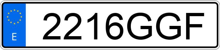 Numer rejestracyjny 2216GGF posiada TOYOTA AVENSIS