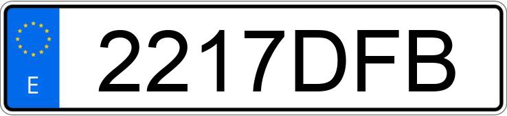 Numer rejestracyjny 2217DFB posiada HONDA CIVIC