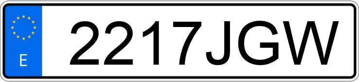 Numer rejestracyjny 2217JGW posiada MERCEDES C (203)