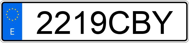 Numer rejestracyjny 2219CBY posiada JAGUAR X TYPE