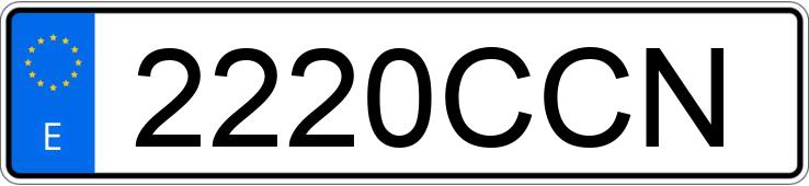 Numer rejestracyjny 2220CCN posiada SEAT LEON