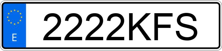 Numer rejestracyjny 2222KFS posiada PEUGEOT 508