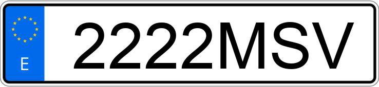 Numer rejestracyjny 2222MSV posiada MERCEDES GLS (167)