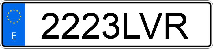 Numer rejestracyjny 2223LVR posiada TOYOTA GR SUPRA