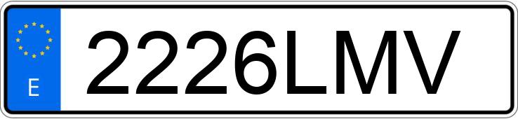 Numer rejestracyjny 2226LMV posiada FORD TRANSIT COURIER