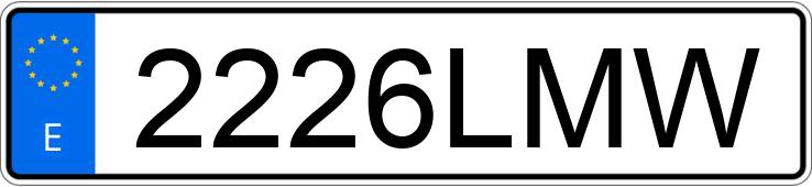 Numer rejestracyjny 2226LMW posiada VOLKSWAGEN T-CROSS