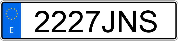 Numer rejestracyjny 2227JNS posiada HYUNDAI TUCSON