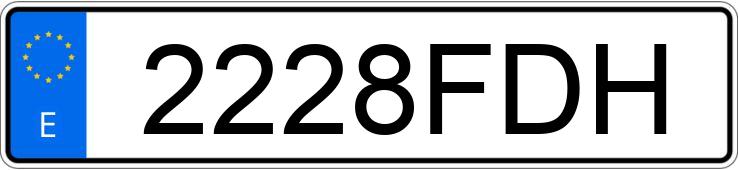 Numer rejestracyjny 2228FDH posiada AUDI A3 Numer rejestracyjny 2228FDH posiada AUDI A3