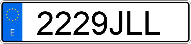 Die Registrierungsnummer 2229JLL hat BMW SERIE 1 Die Registrierungsnummer 2229JLL hat BMW SERIE 1