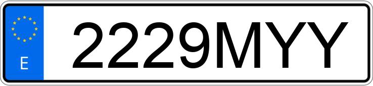 Numer rejestracyjny 2229MYY posiada CUPRA LEON