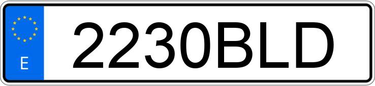 Numer rejestracyjny 2230BLD posiada OPEL ASTRA