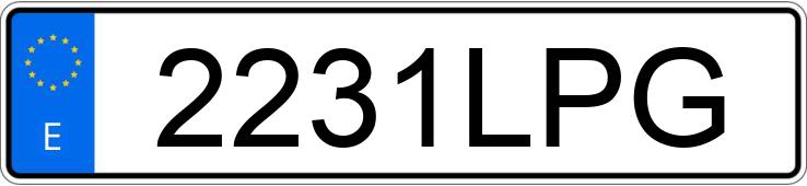 Numer rejestracyjny 2231LPG posiada SEAT ATECA Numer rejestracyjny 2231LPG posiada SEAT ATECA