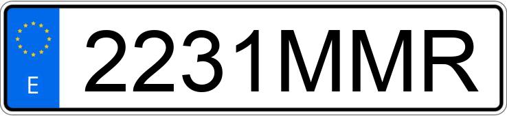 Numer rejestracyjny 2231MMR posiada MERCEDES A (177)