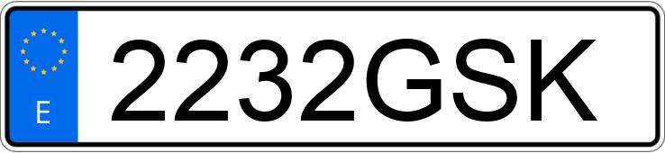 Numer rejestracyjny 2232GSK posiada VOLKSWAGEN PASSAT Numer rejestracyjny 2232GSK posiada VOLKSWAGEN PASSAT