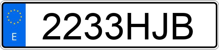 Numer rejestracyjny 2233HJB posiada RENAULT LAGUNA