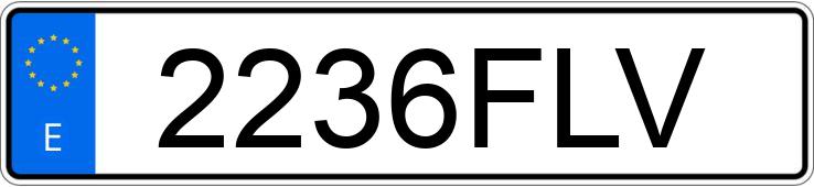 Numer rejestracyjny 2236FLV posiada KIA PICANTO Numer rejestracyjny 2236FLV posiada KIA PICANTO