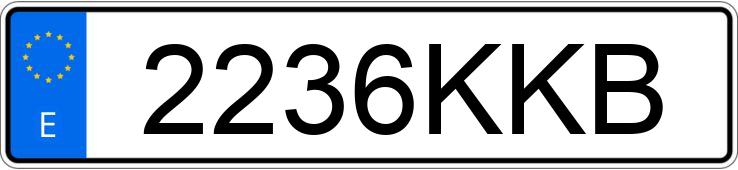 Numer rejestracyjny 2236KKB posiada OPEL ASTRA