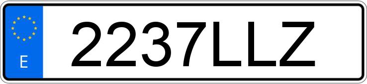 Numer rejestracyjny 2237LLZ posiada MERCEDES S (222)