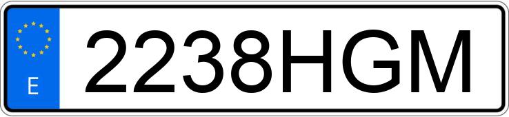 Numer rejestracyjny 2238HGM posiada CITROEN C4