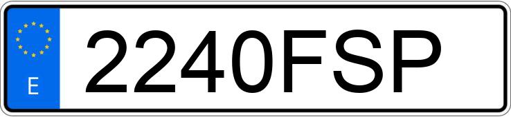 Numer rejestracyjny 2240FSP posiada MERCEDES SPRINTER Numer rejestracyjny 2240FSP posiada MERCEDES SPRINTER