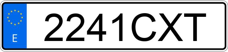 Numer rejestracyjny 2241CXT posiada HYUNDAI ACCENT