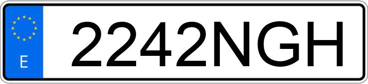 Numer rejestracyjny 2242NGH posiada MERCEDES CLE (236) COUPE 300E 9G-DCT