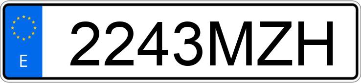 Numer rejestracyjny 2243MZH posiada KAWASAKI ZX-4RR