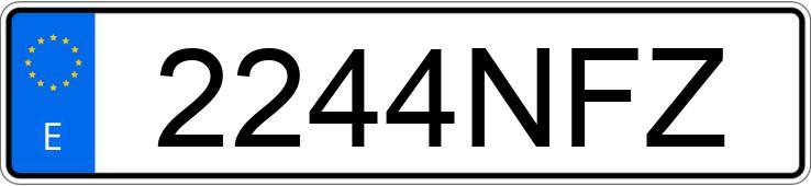 Numer rejestracyjny 2244NFZ posiada BMW X4 Numer rejestracyjny 2244NFZ posiada BMW X4