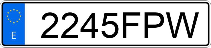 Numer rejestracyjny 2245FPW posiada MAZDA MX-5 Numer rejestracyjny 2245FPW posiada MAZDA MX-5