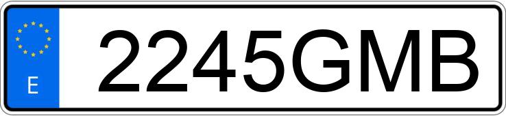 Numer rejestracyjny 2245GMB posiada VOLKSWAGEN NEW BEETLE