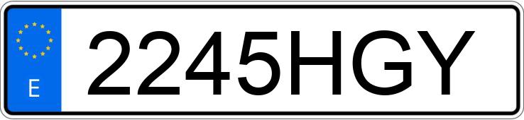 Numer rejestracyjny 2245HGY posiada DACIA SANDERO STEPWAY