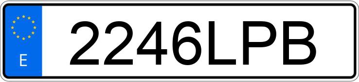 Numer rejestracyjny 2246LPB posiada VOLKSWAGEN POLO