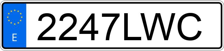 Numer rejestracyjny 2247LWC posiada YAMAHA MT 07 Numer rejestracyjny 2247LWC posiada YAMAHA MT 07