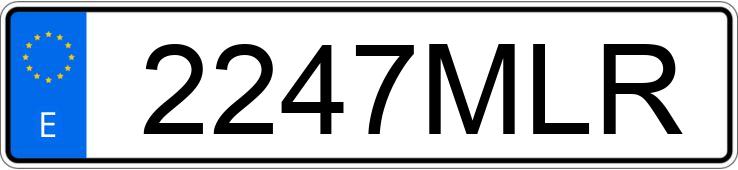 Numer rejestracyjny 2247MLR posiada TOYOTA PROACE CITY