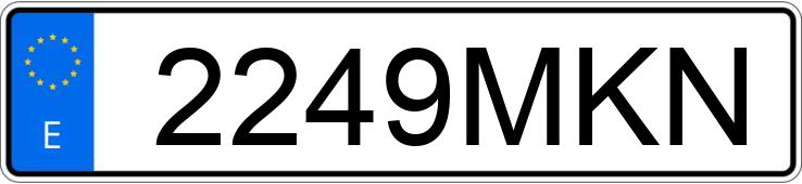 Numer rejestracyjny 2249MKN posiada CUPRA LEON Numer rejestracyjny 2249MKN posiada CUPRA LEON