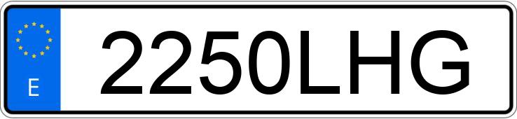 Numer rejestracyjny 2250LHG posiada FORD FOCUS