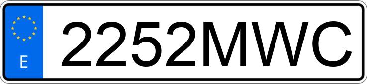 Numer rejestracyjny 2252MWC posiada TOYOTA AURIS Numer rejestracyjny 2252MWC posiada TOYOTA AURIS