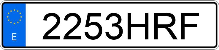 Numer rejestracyjny 2253HRF posiada VOLKSWAGEN TRANSPORTER Numer rejestracyjny 2253HRF posiada VOLKSWAGEN TRANSPORTER