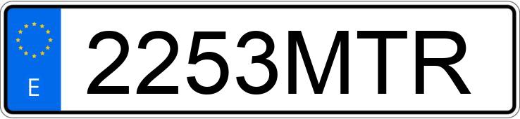 Numer rejestracyjny 2253MTR posiada BMW SERIE 4