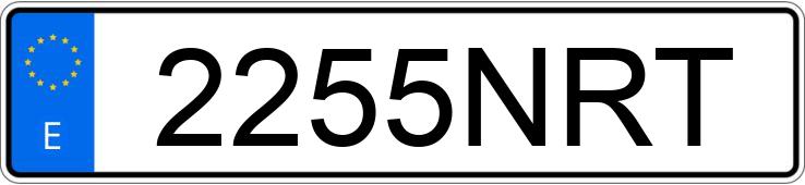 Il numero di registrazione 2255NRT ha BMW X1 Il numero di registrazione 2255NRT ha BMW X1