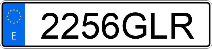 Numer rejestracyjny 2256GLR posiada AUDI A4