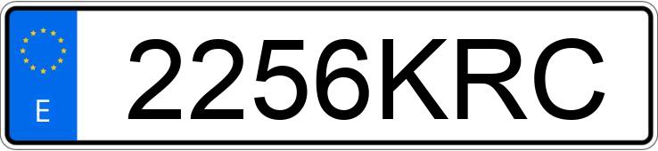 Numer rejestracyjny 2256KRC posiada PIAGGIO LIBERTY 125