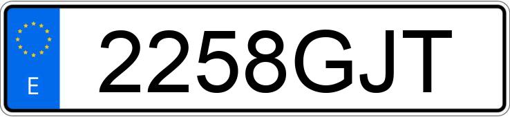 Numer rejestracyjny 2258GJT posiada RENAULT MEGANE Numer rejestracyjny 2258GJT posiada RENAULT MEGANE