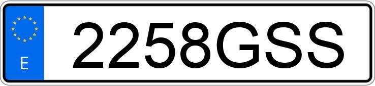 Numer rejestracyjny 2258GSS posiada CHEVROLET-GM CRUZE