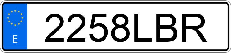 Numer rejestracyjny 2258LBR posiada MERCEDES CLA (118)