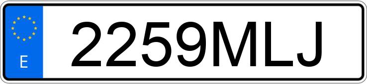 Numer rejestracyjny 2259MLJ posiada MERCEDES CLA (118)