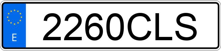 Numer rejestracyjny 2260CLS posiada OPEL CORSA