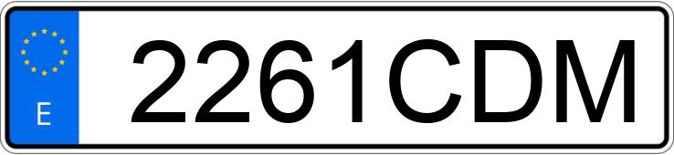 Numer rejestracyjny 2261CDM posiada NISSAN X-TRAIL