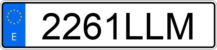 Numer rejestracyjny 2261LLM posiada MERCEDES CLA (118)