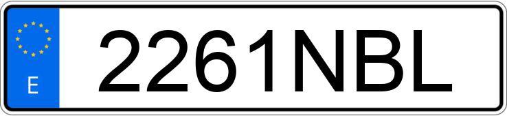 Numer rejestracyjny 2261NBL posiada CUPRA LEON